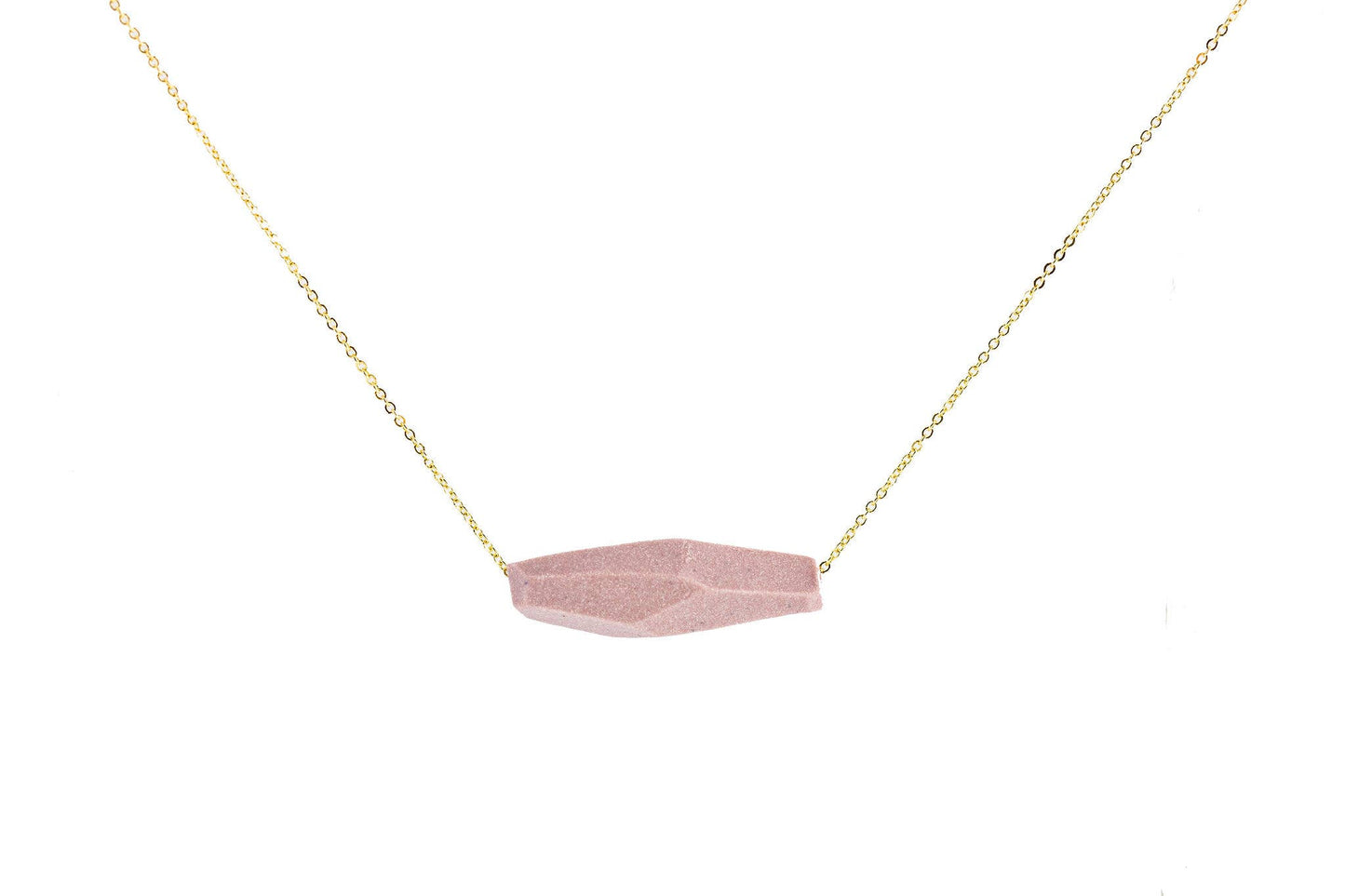 Bar Faceted Porcelain Necklace