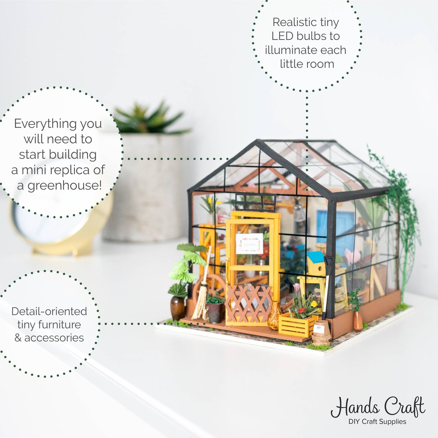 Cathy's Flower House- DIY Miniature House Kit