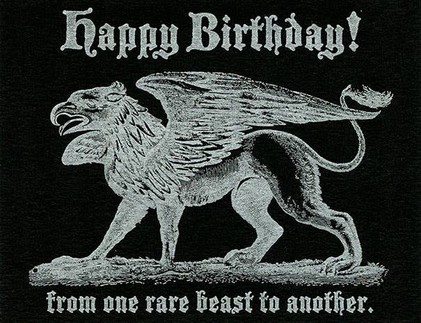 Birthday Beast Greeting Card