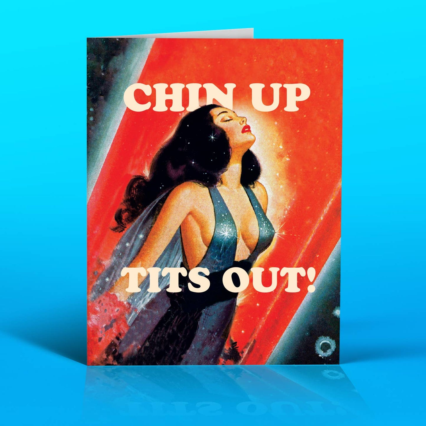 CHIN UP TITS OUT female empowerment