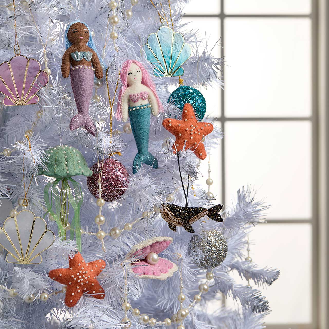 Glass Pearl Ornament
