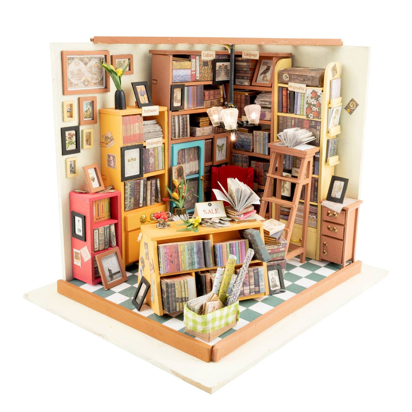 Sam's Study- DIY Miniature House Kit