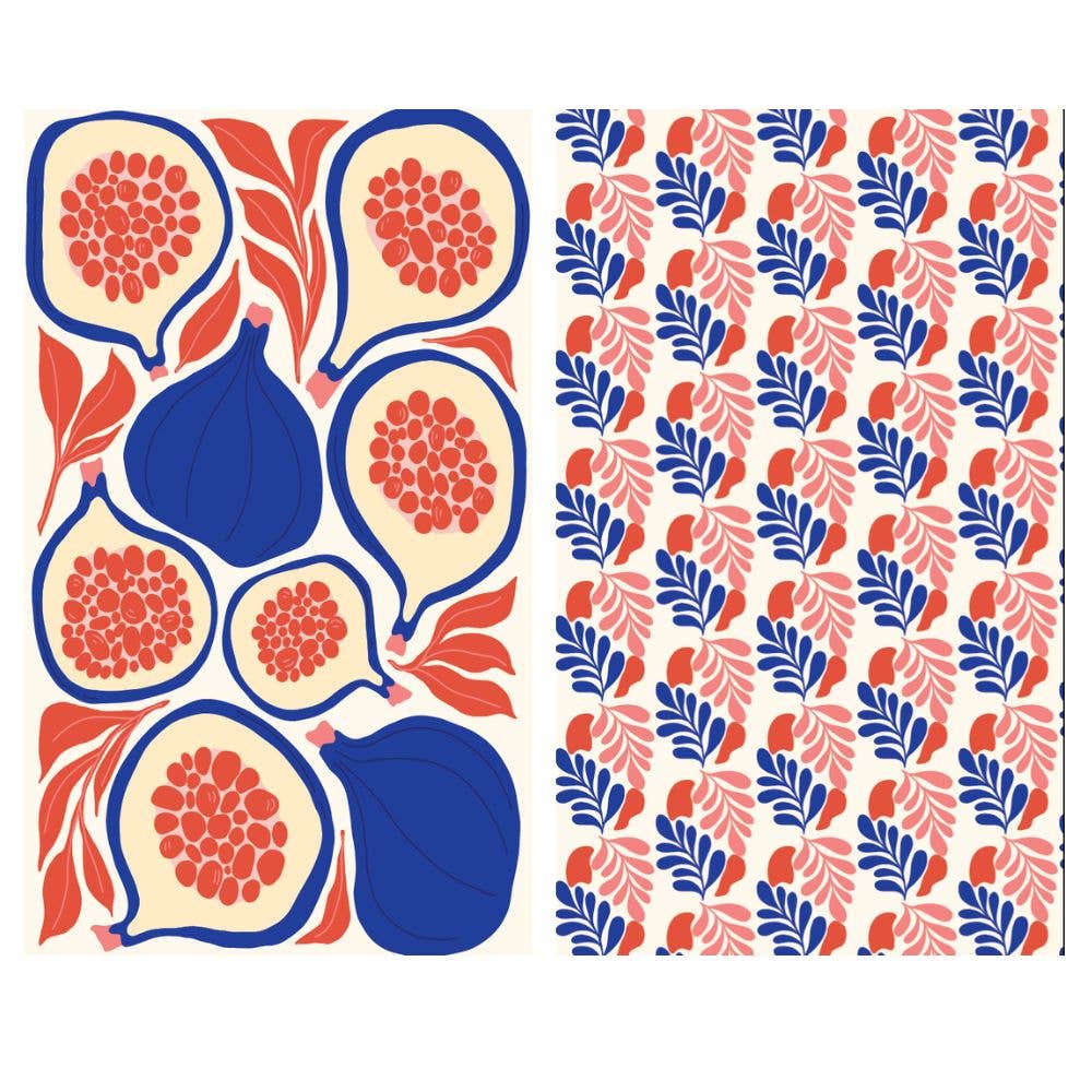 Figs - Dual Sided Hand Towel- Microfiber Kitchen Towel