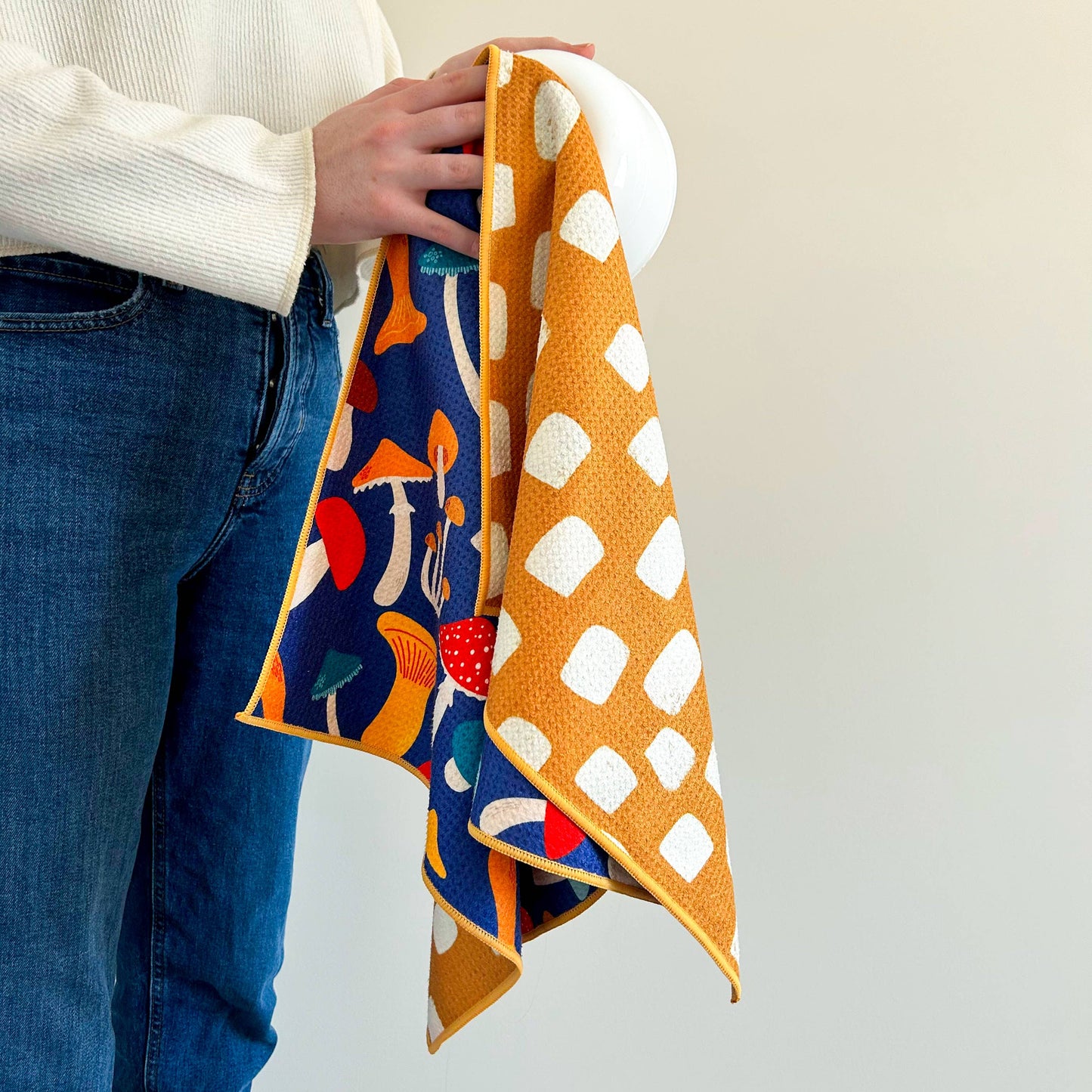 Mushrooms - Dual Sided Tea Towel