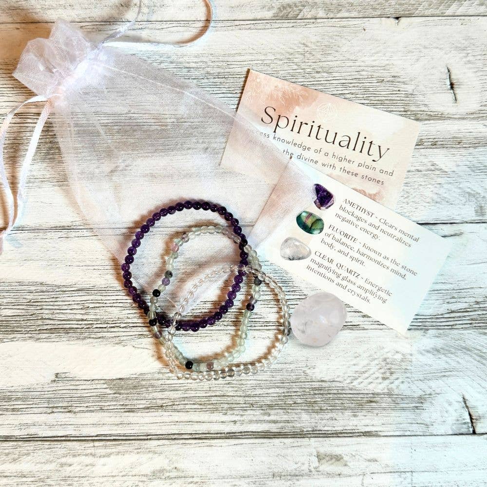 Intentions Bracelet Spirituality 4mm.