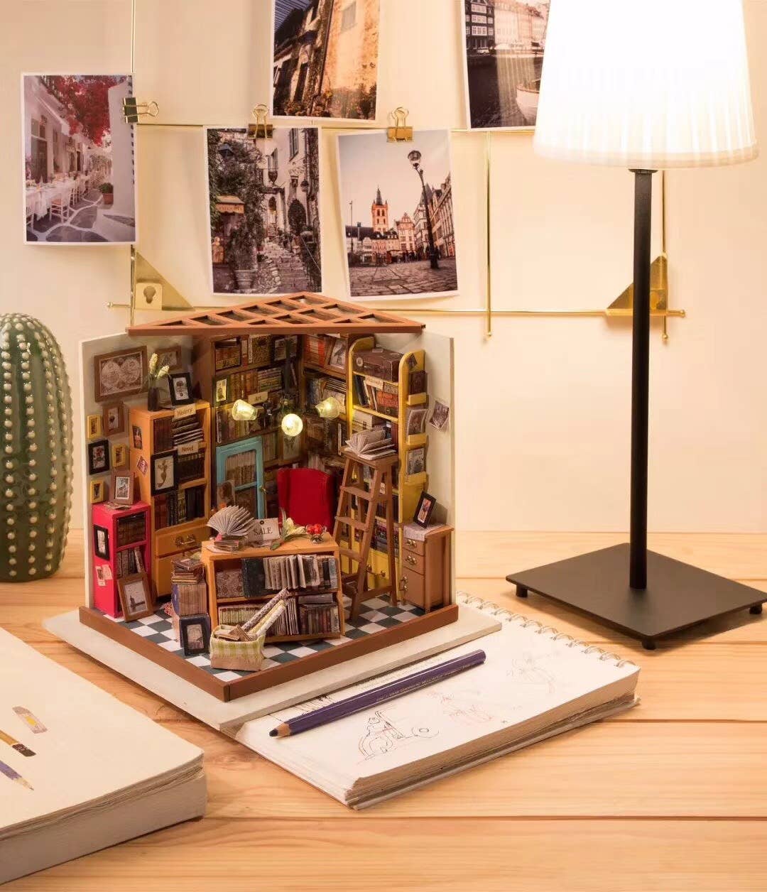 Sam's Study- DIY Miniature House Kit