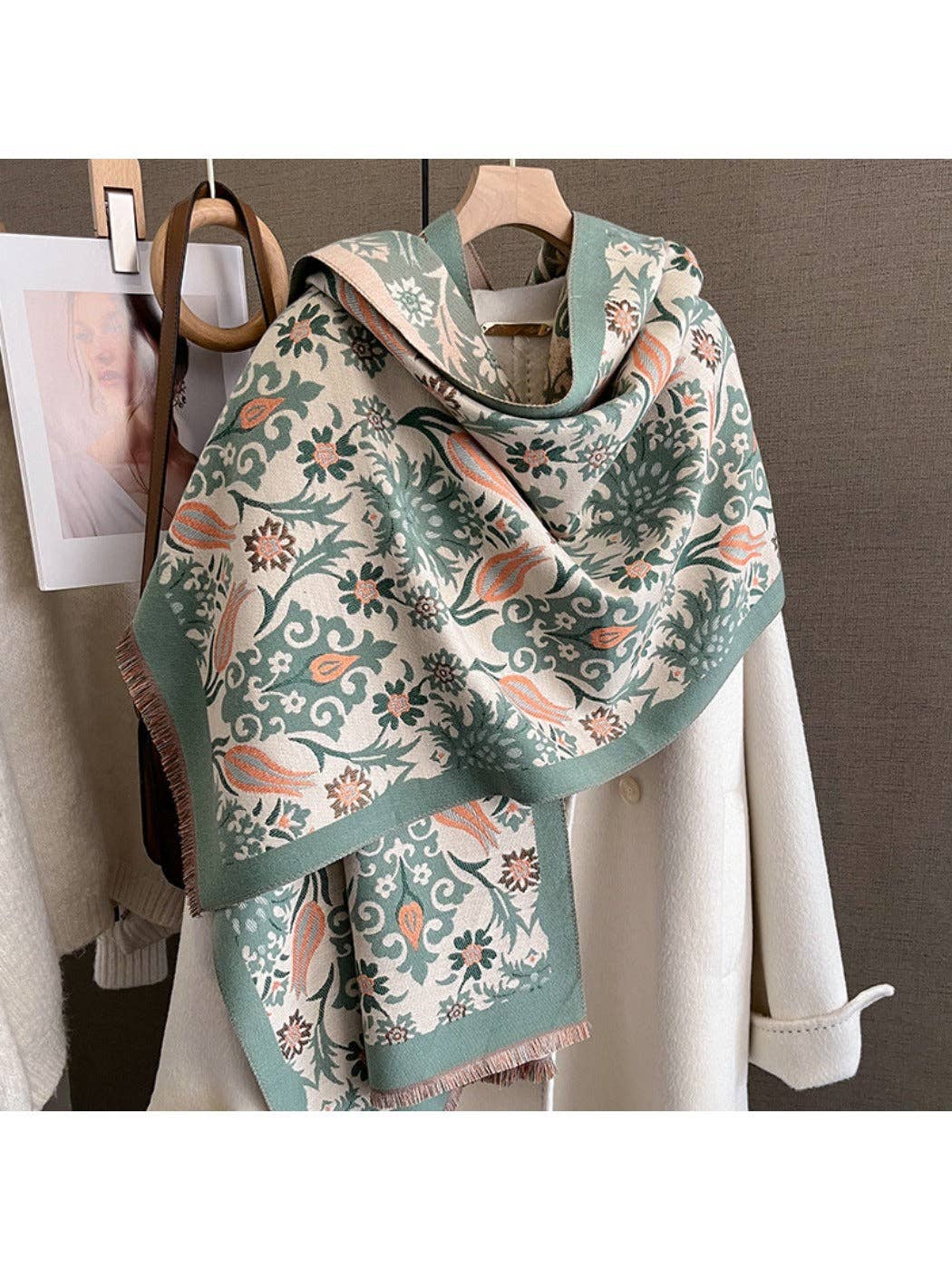 Scarvii - Winter Paisley Scarf for Women