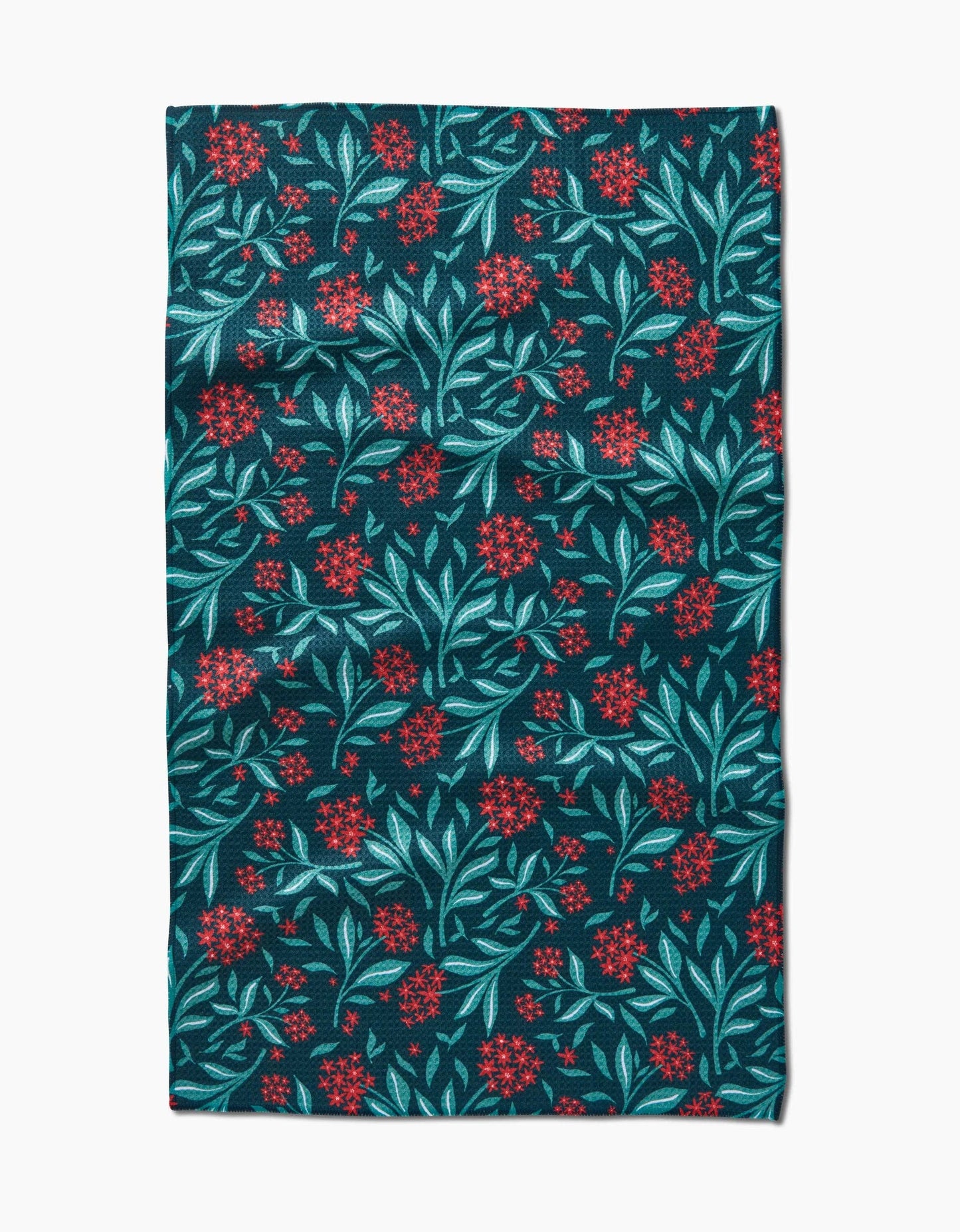 Holiday Blooms Tea Towel