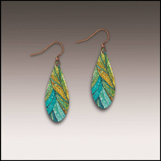 Dunes Mosaic Dew Drop Handmade Earrings