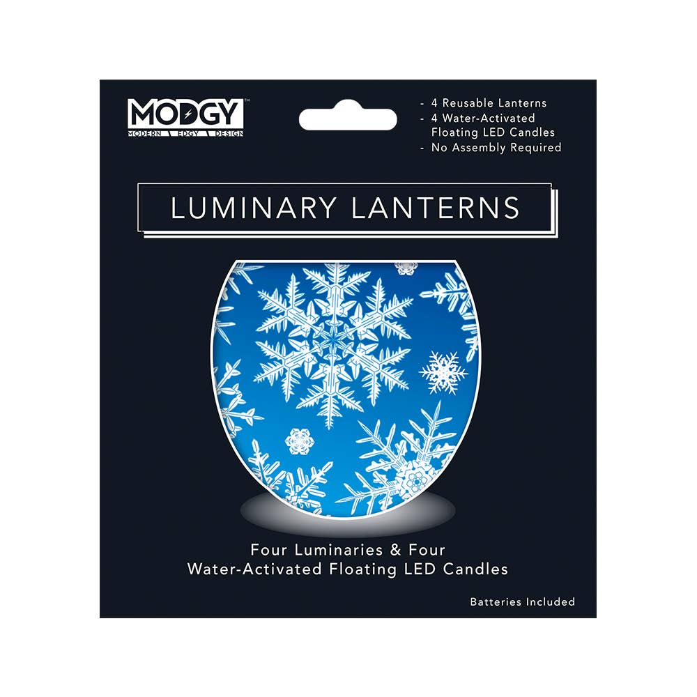Let it Snow -Christmas-Winter Wonder-Luminary Lanterns