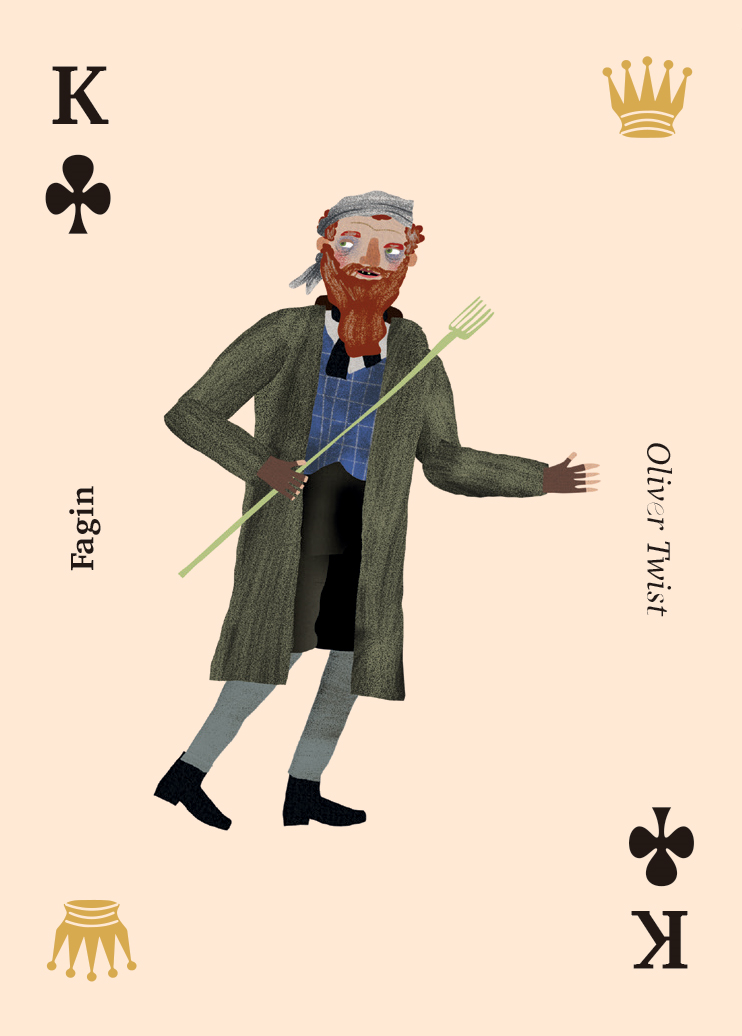 Charles Dickens Playing Cards