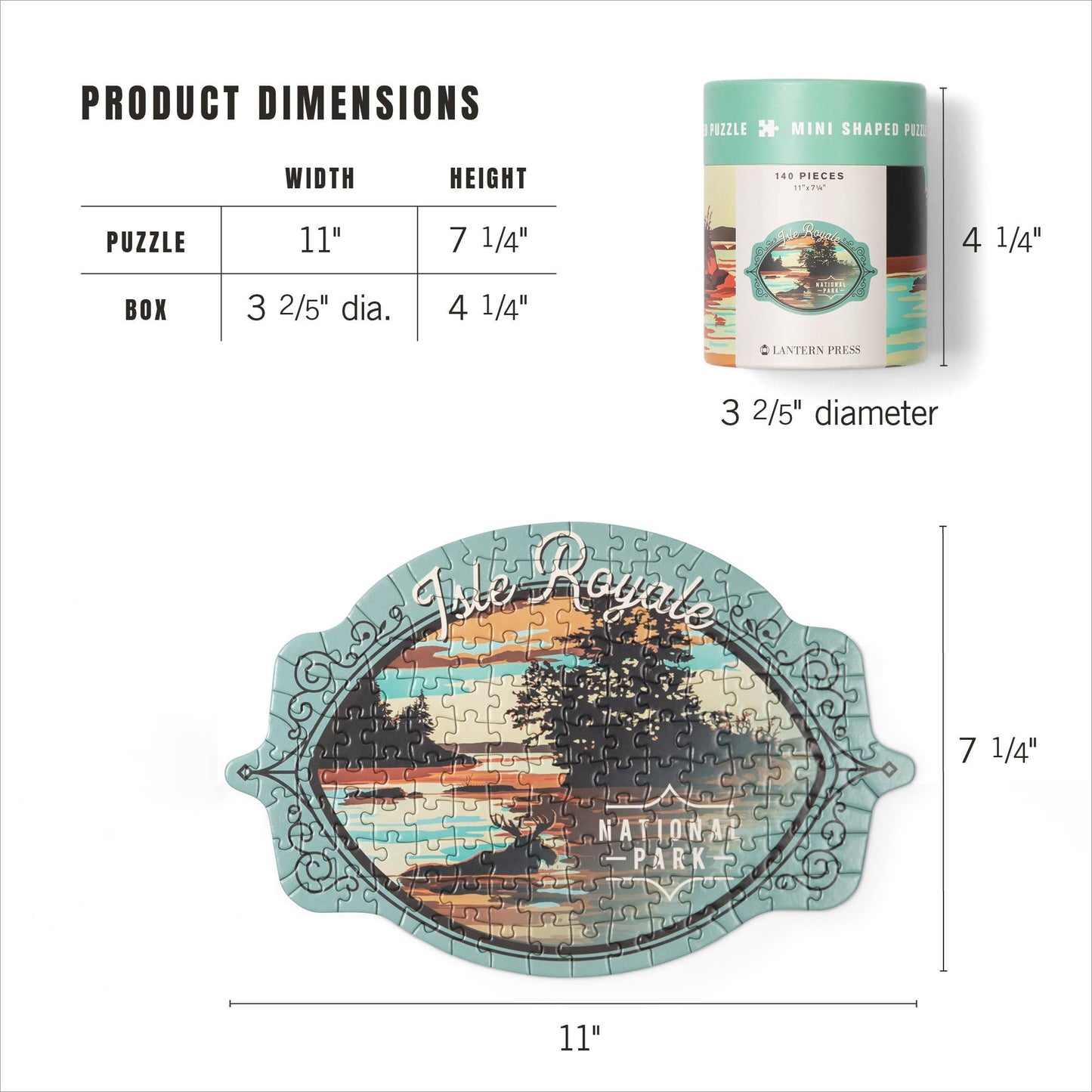 Isle Royale Mini Puzzle - Protect Our National Parks