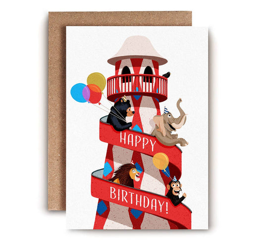 Helter Skelter Birthday Card | Children's Birthday Card