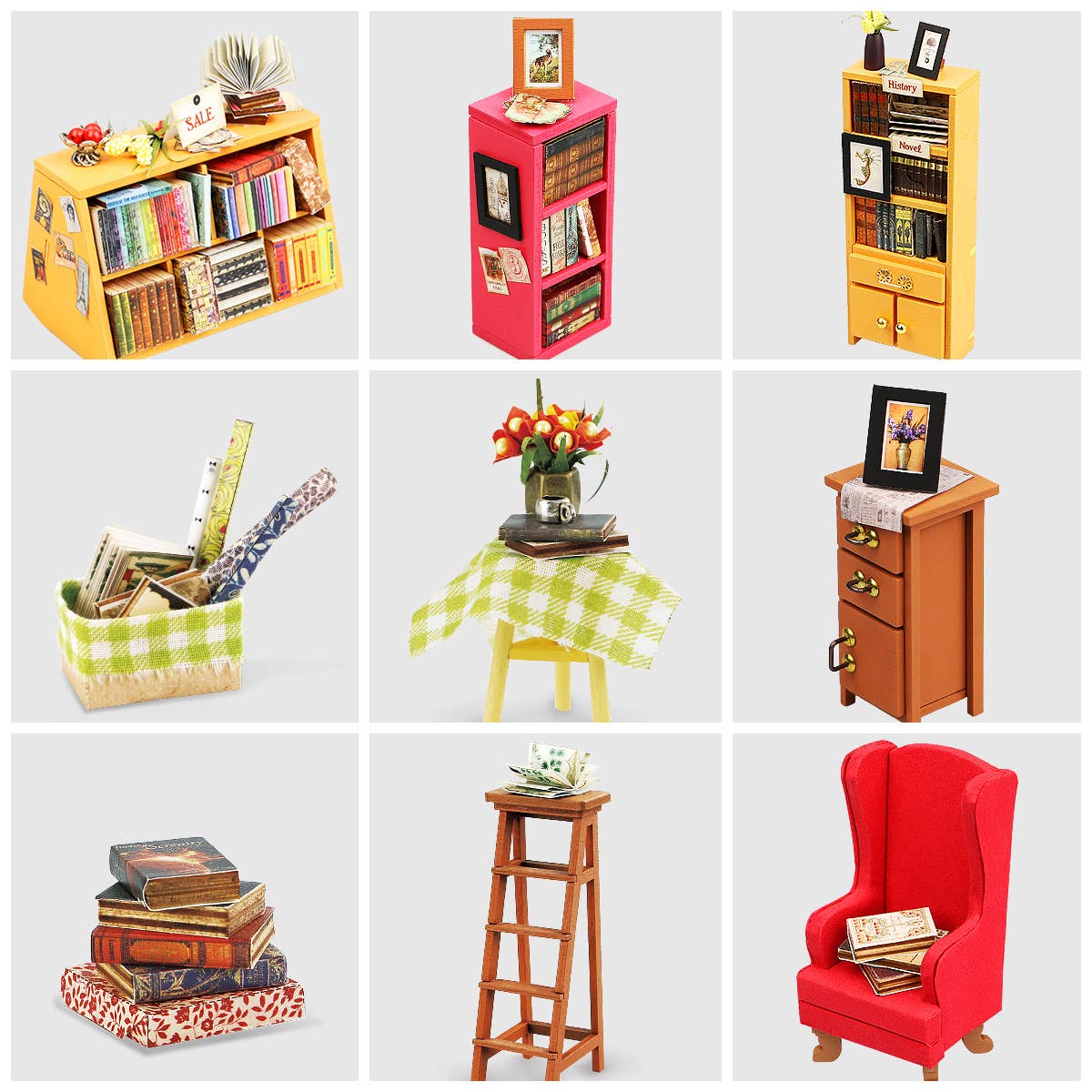 Sam's Study- DIY Miniature House Kit