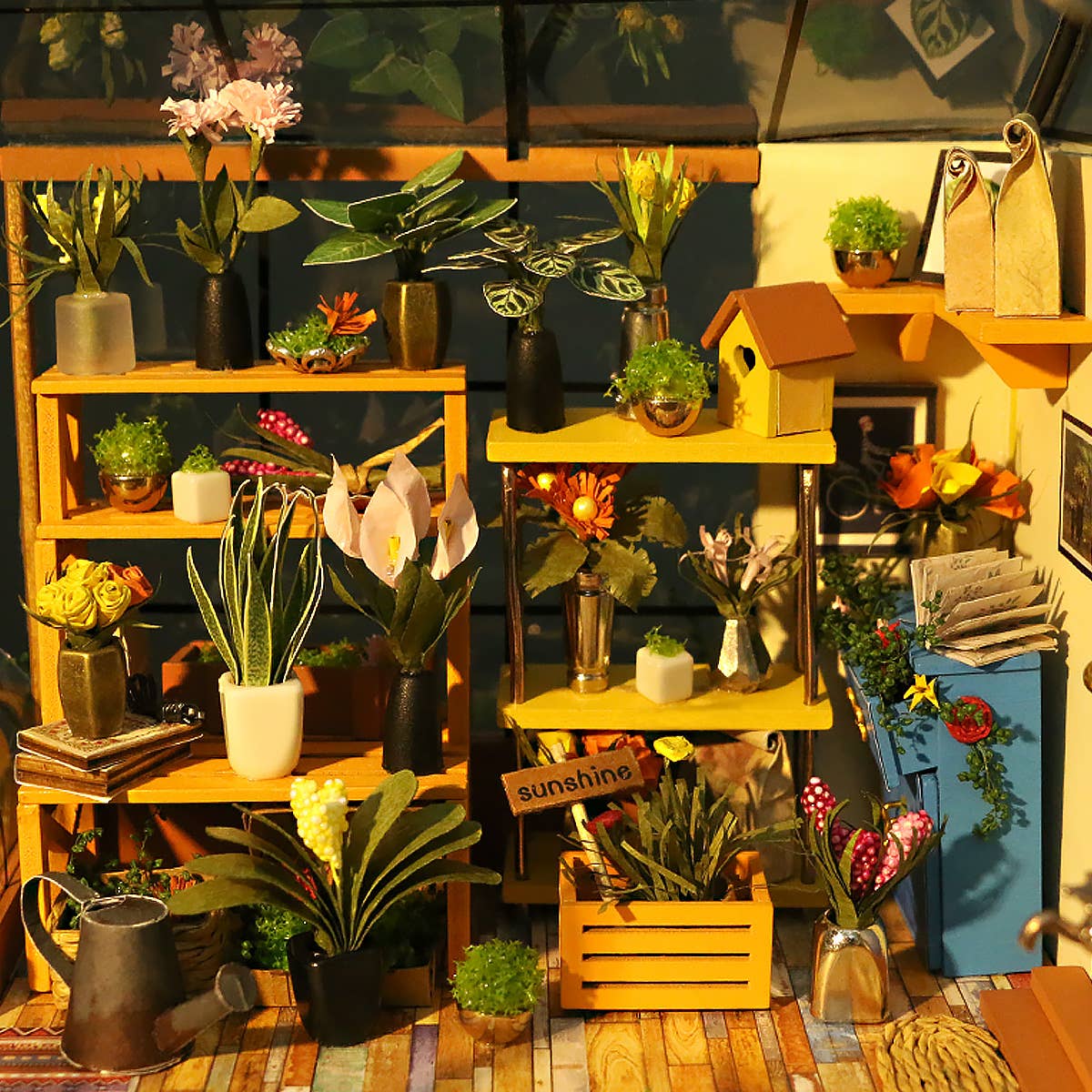 Cathy's Flower House- DIY Miniature House Kit