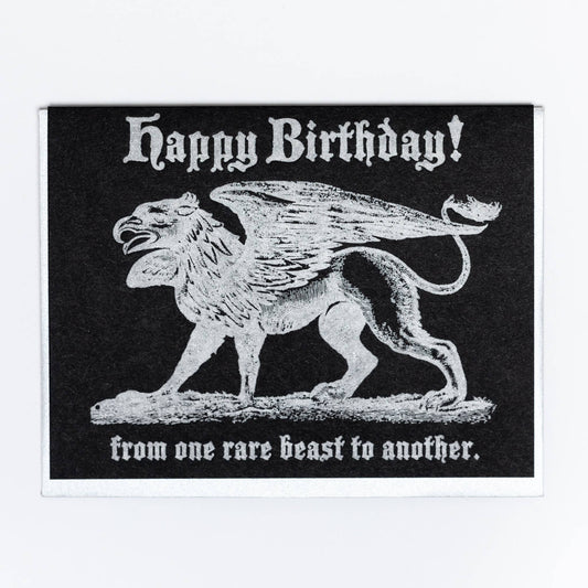 Birthday Beast Greeting Card