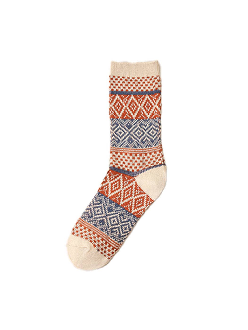 Rufia - Nordic Style Winter Mid-Calf Socks