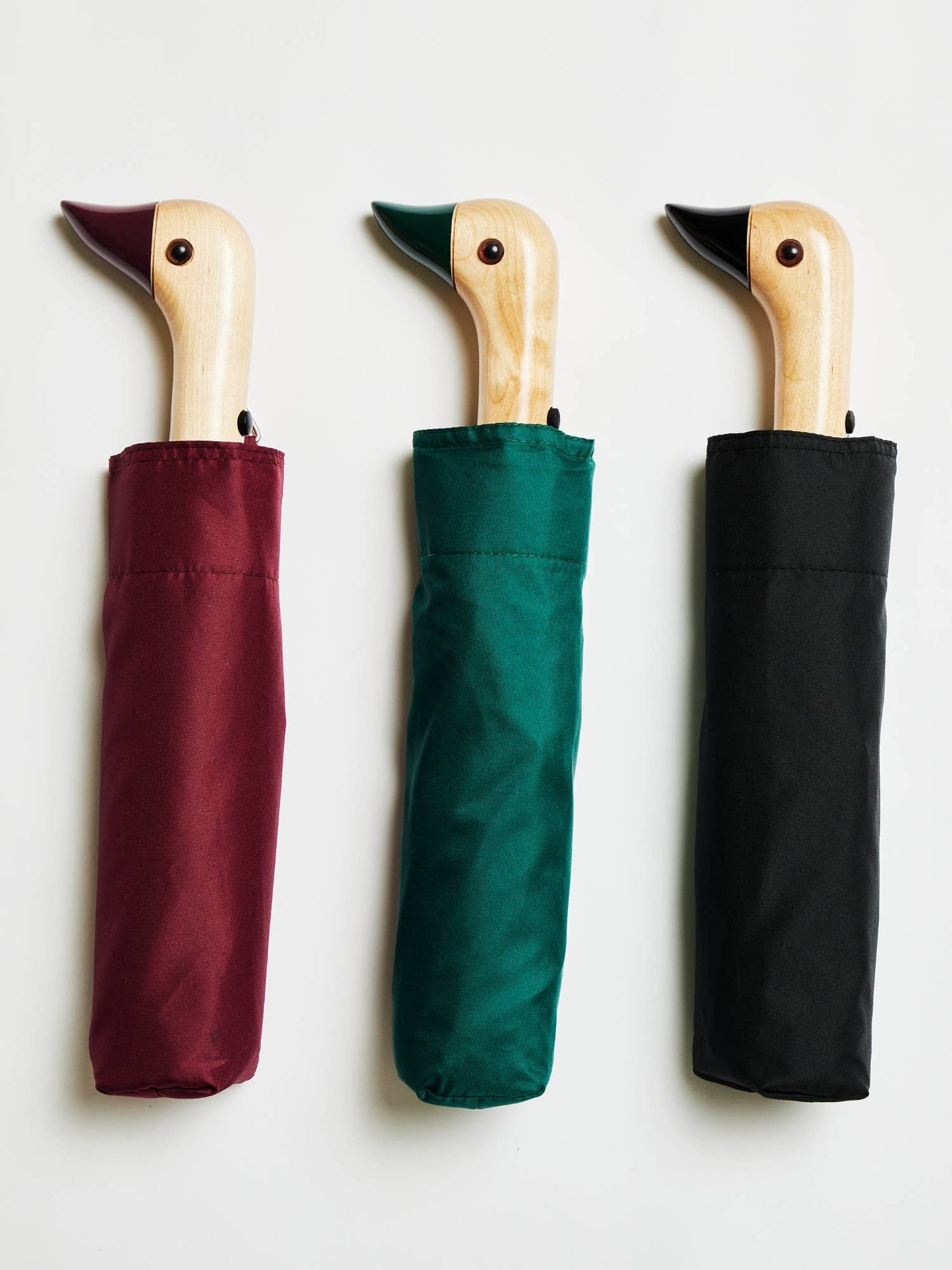Solid Color Compact Duck Umbrella