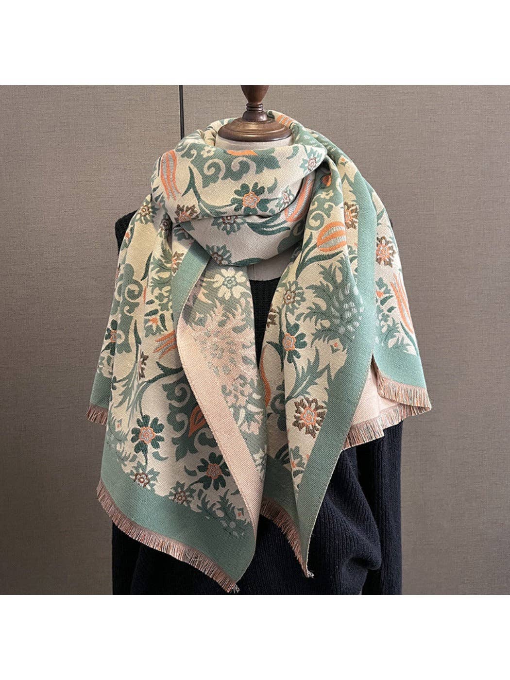 Scarvii - Winter Paisley Scarf for Women