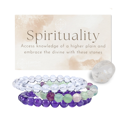 Intentions Bracelet Set - 8mm Spirituality
