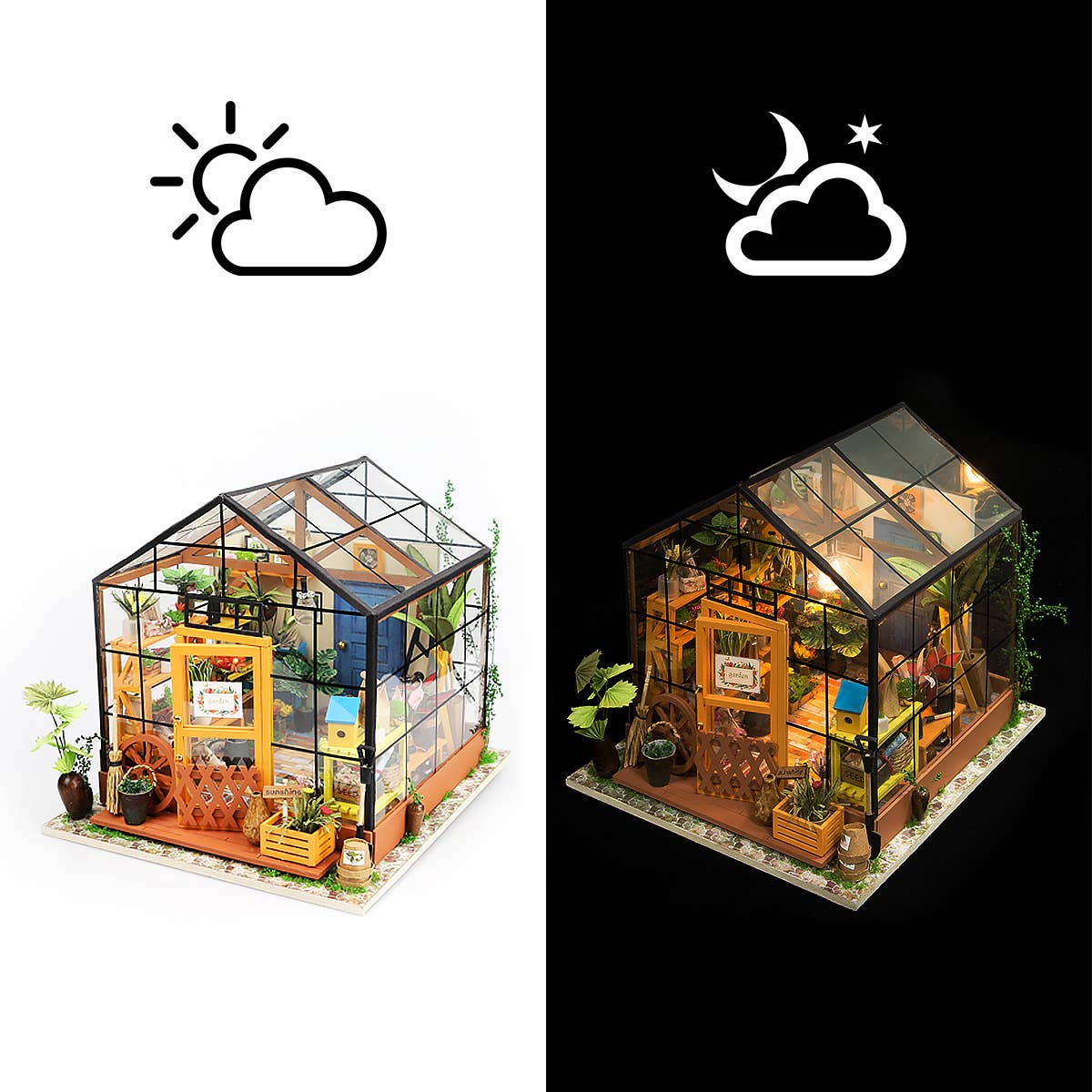 Cathy's Flower House- DIY Miniature House Kit