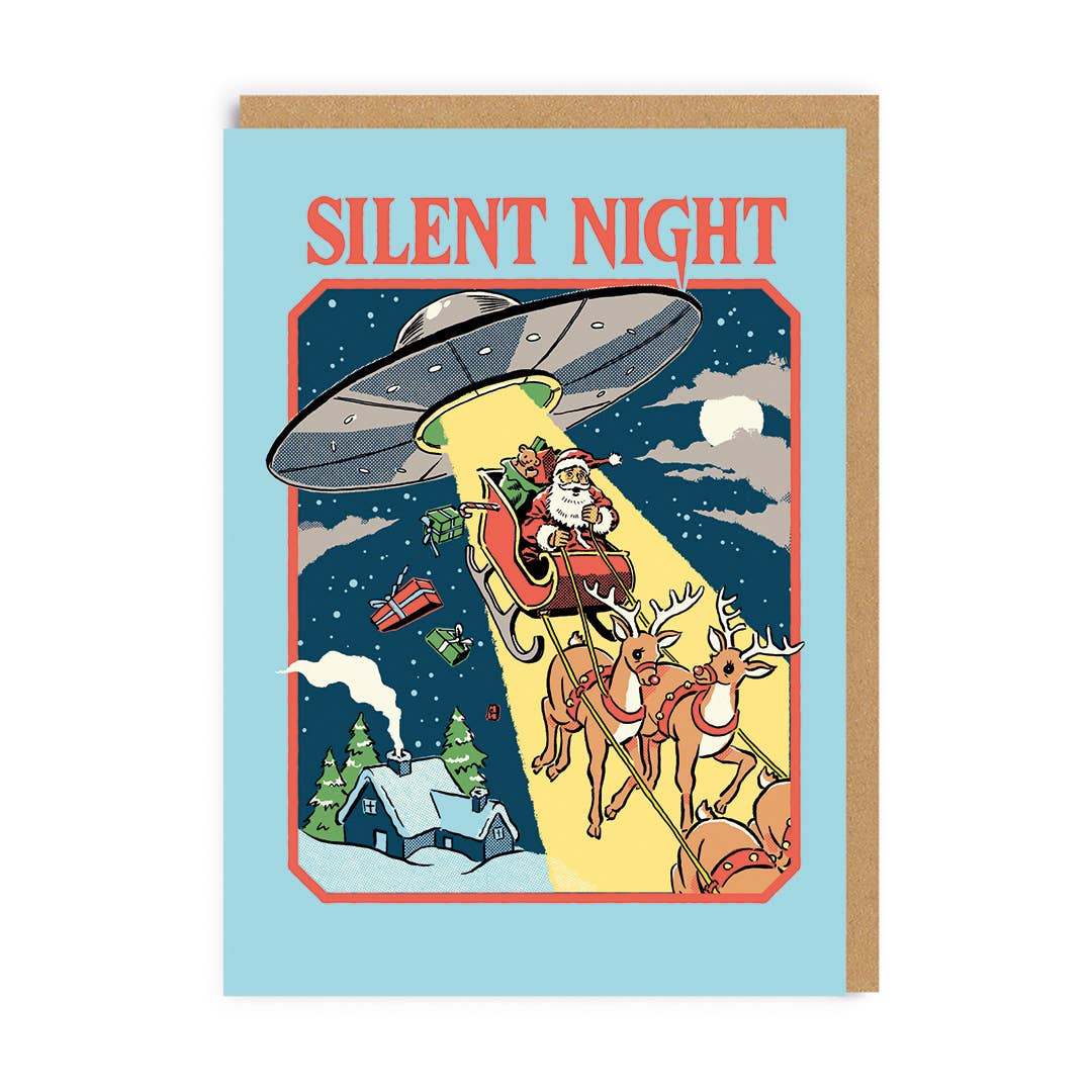 Silent Night Christmas Card