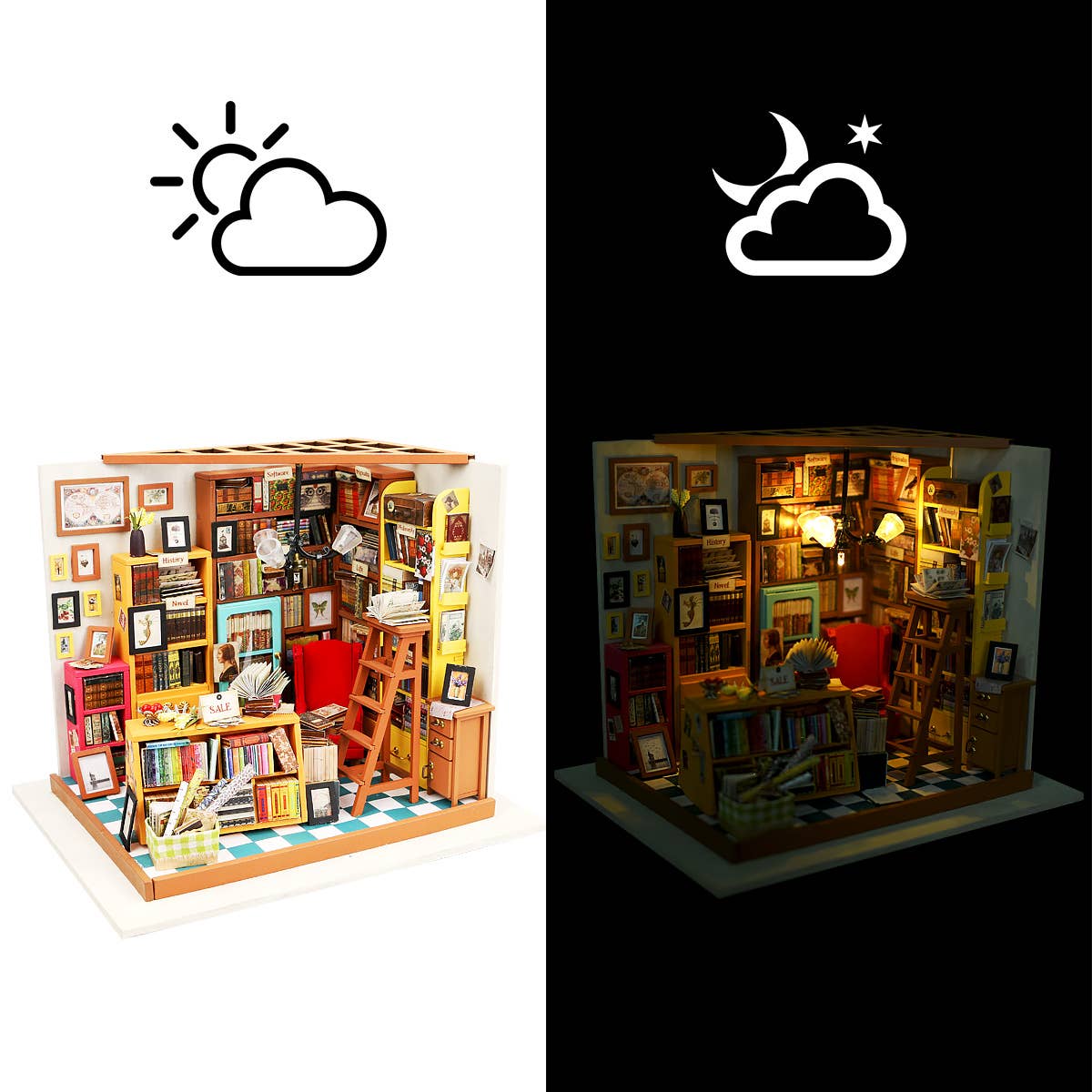 Sam's Study- DIY Miniature House Kit