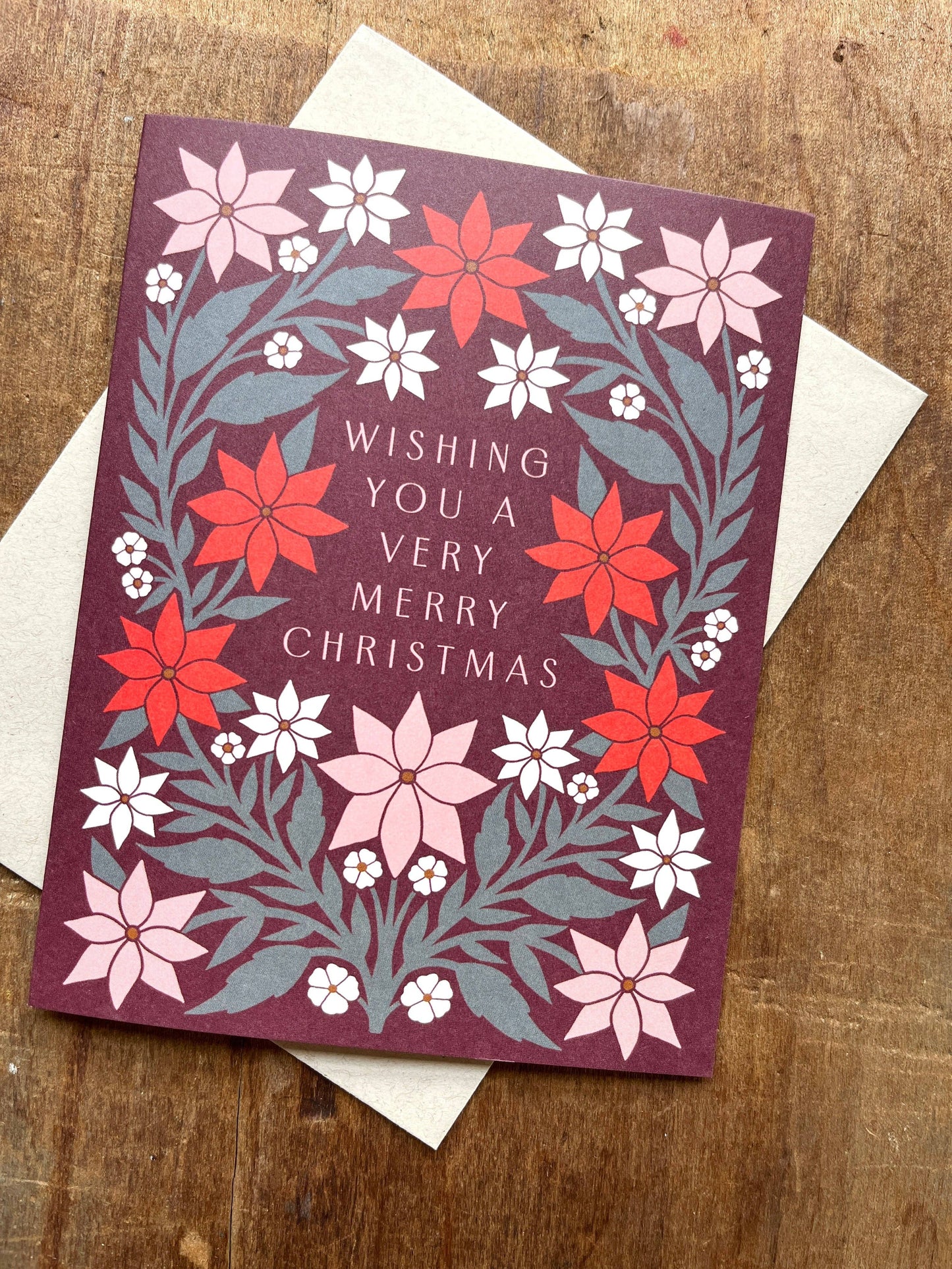 "Wishing You a Very Merry Christmas," Holiday Card