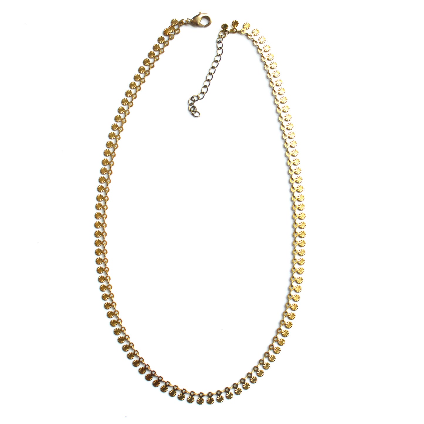 Sun Charm Choker Necklace