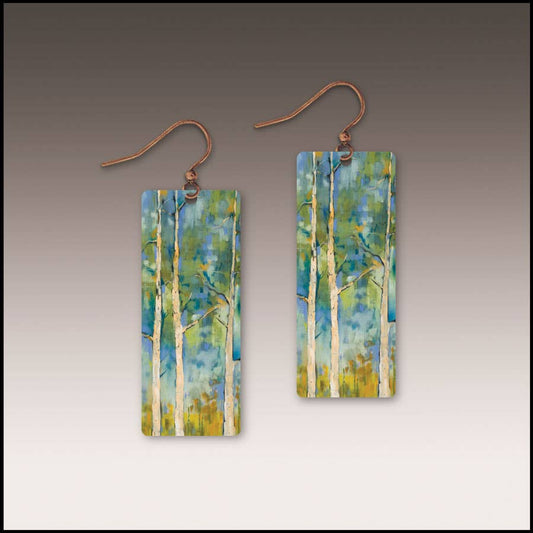 Springtime Aspen Banner Handmade Earrings