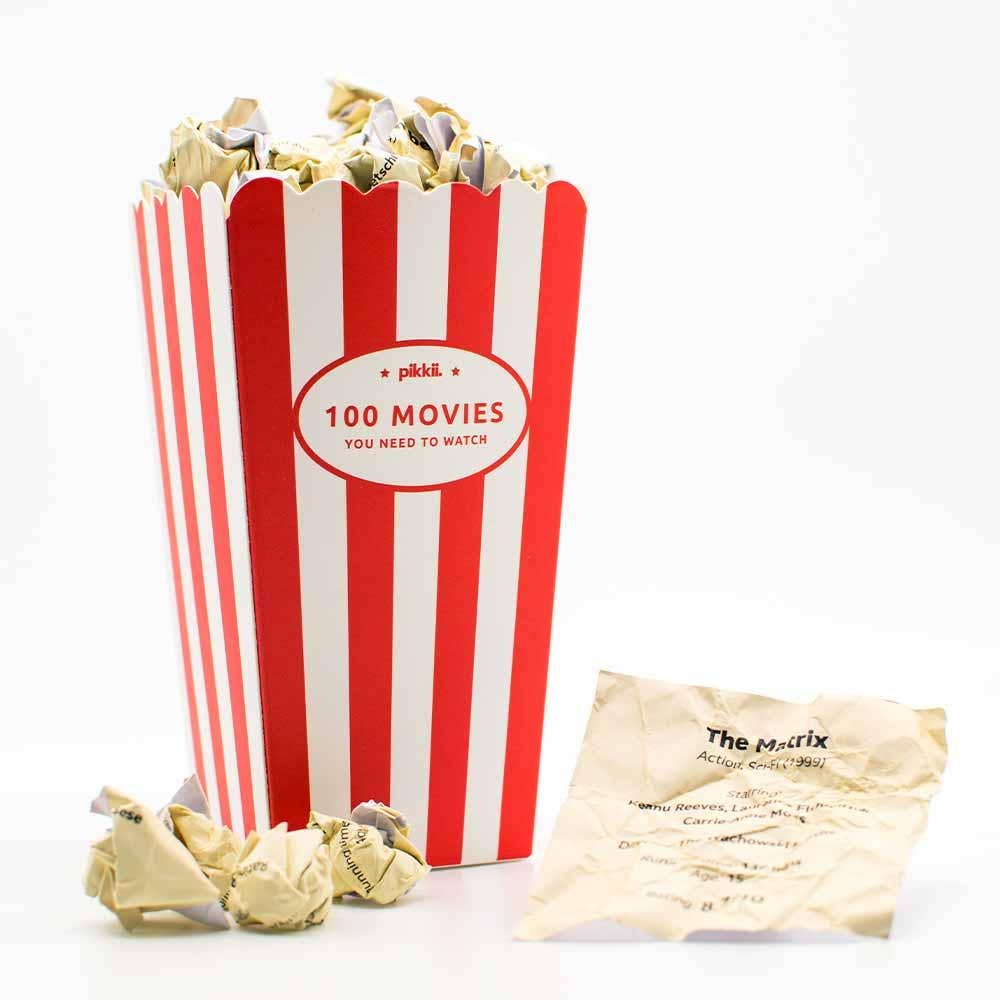 Movie Popcorn Bucket List | Gift for Movie Lovers