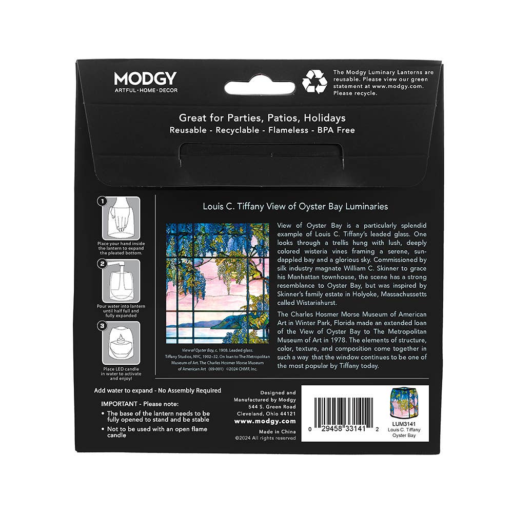 Louis C. Tiffany View of Oyster Bay - Modgy Luminary Lanterns