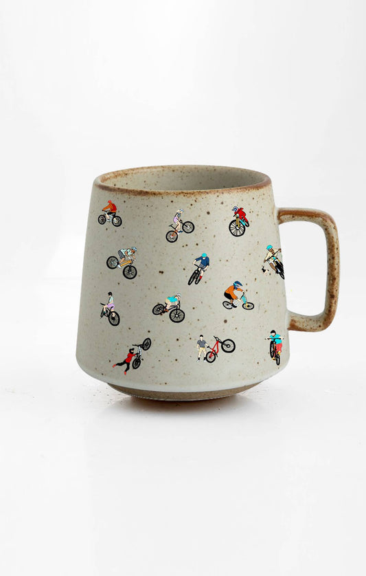 Mt. Biker Trails Stoneware Adventure Mug