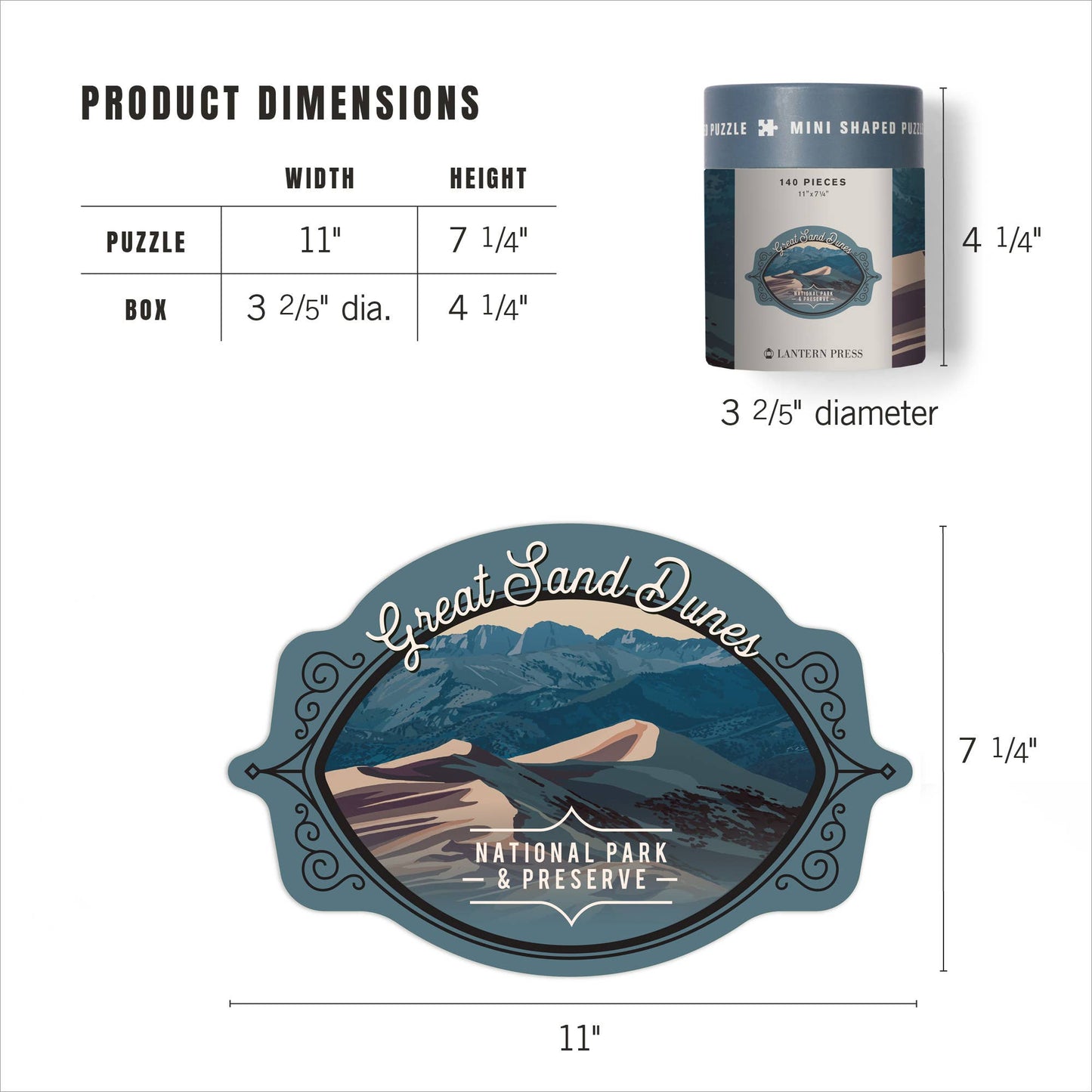 Great Sand Dunes, Protect Our National Parks - Mini Puzzle