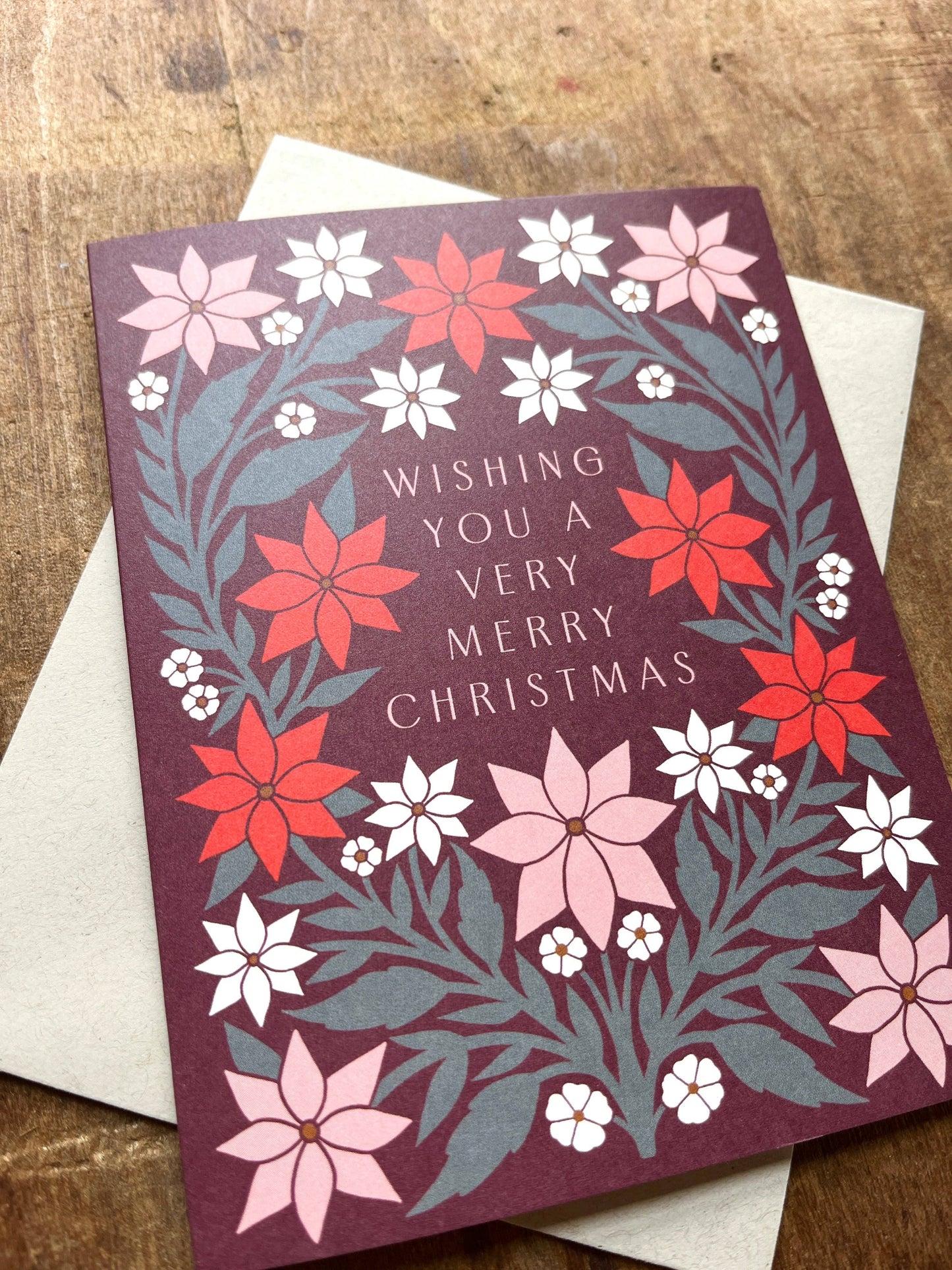 "Wishing You a Very Merry Christmas," Holiday Card