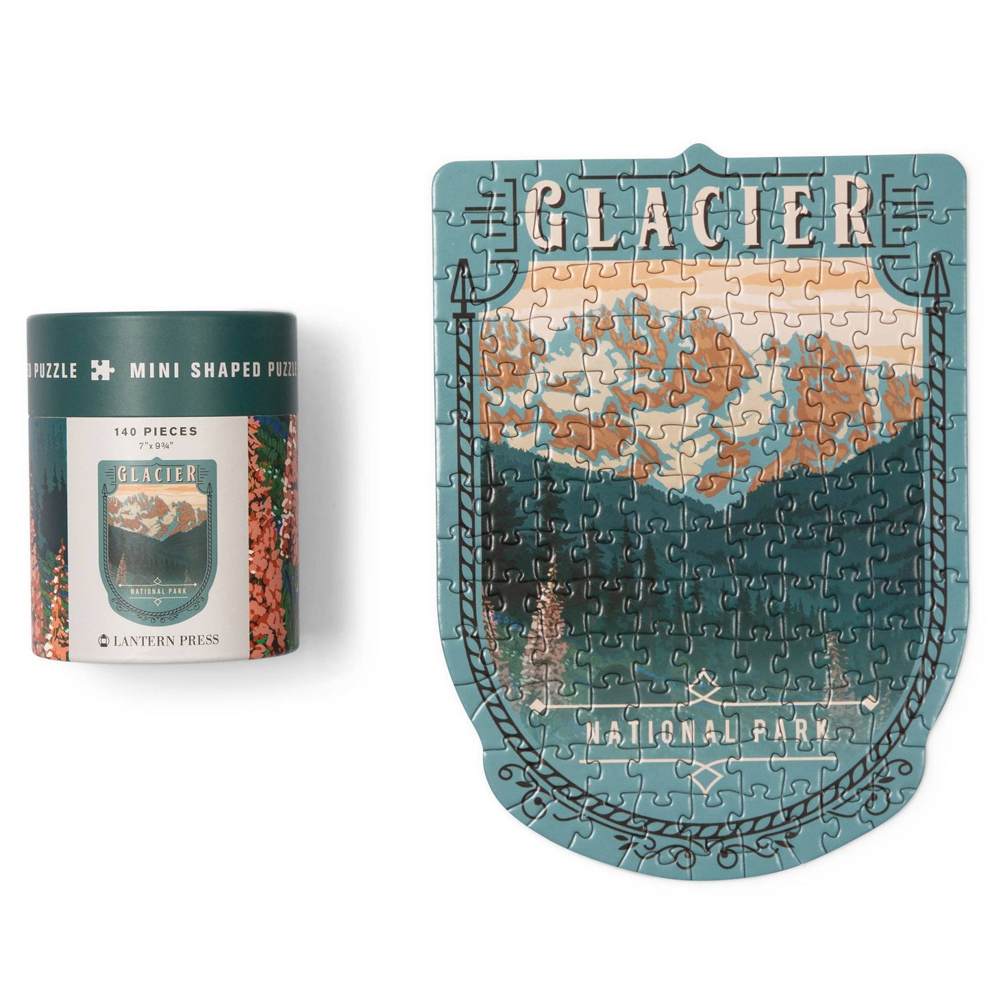 Glacier - Mini Puzzle, Protect Our National Parks