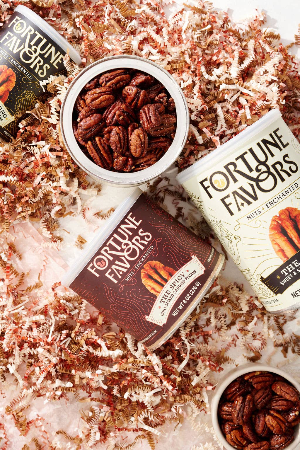 16oz Fortune Favors The Classic Candied Pecans