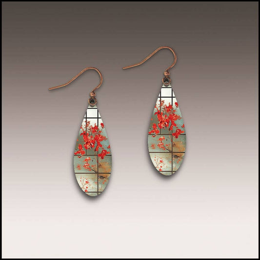 Spring Window Dew Drop Handmade Earrings