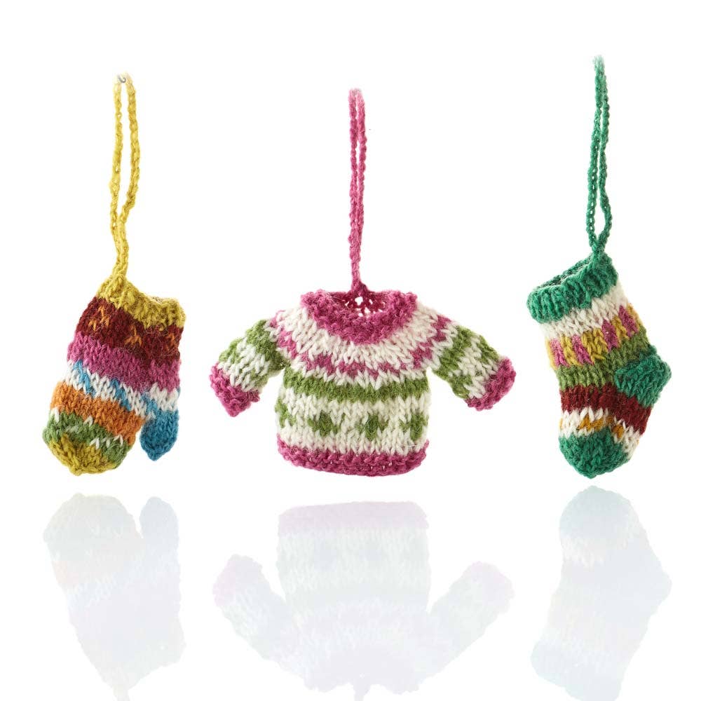 All Bundled Up Knit Ornament