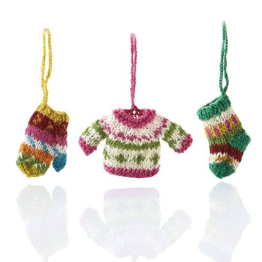 All Bundled Up Knit Ornament