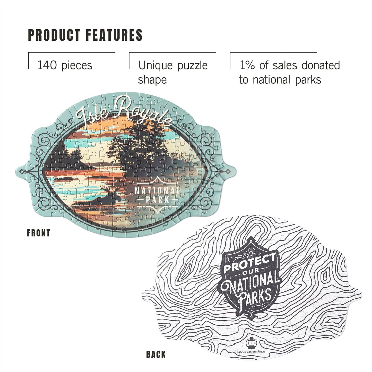 Isle Royale Mini Puzzle - Protect Our National Parks