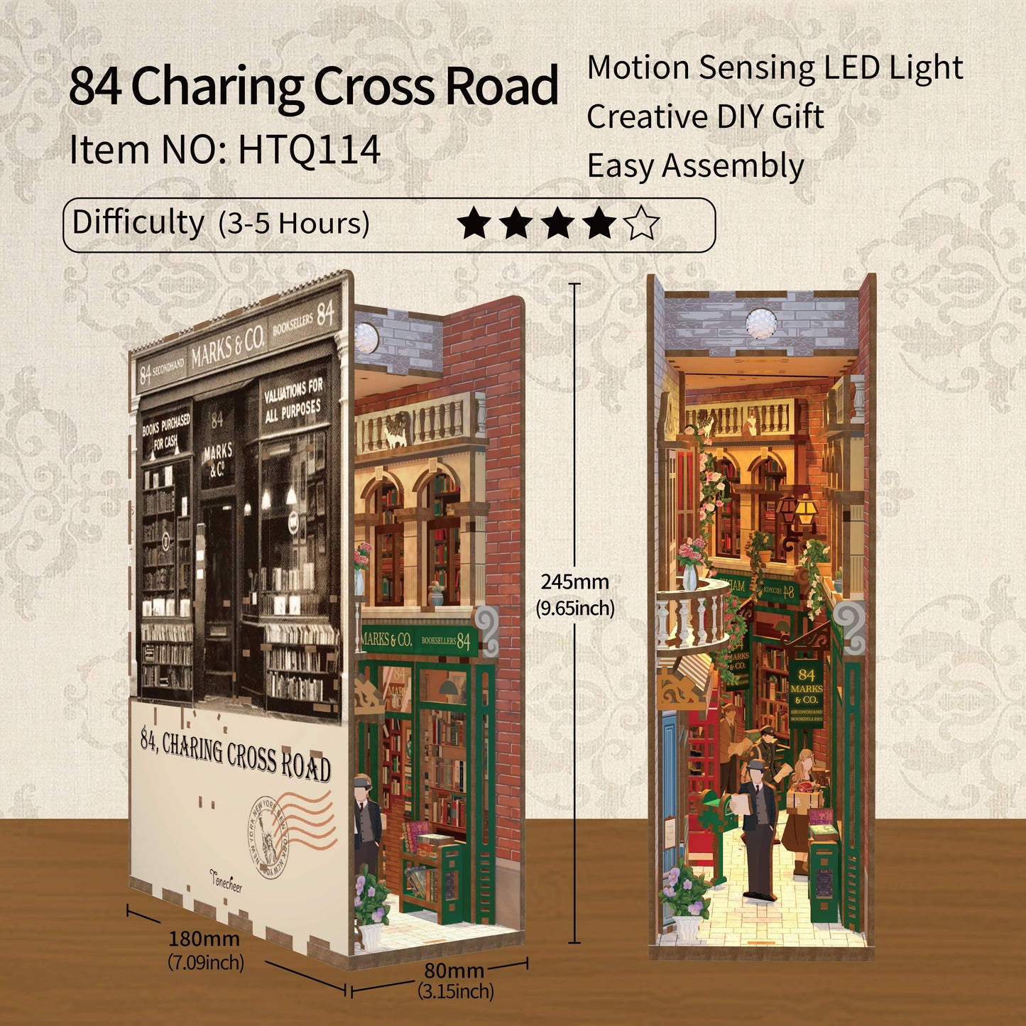 84 Charing Cross Road- DIY Book Nook Kit