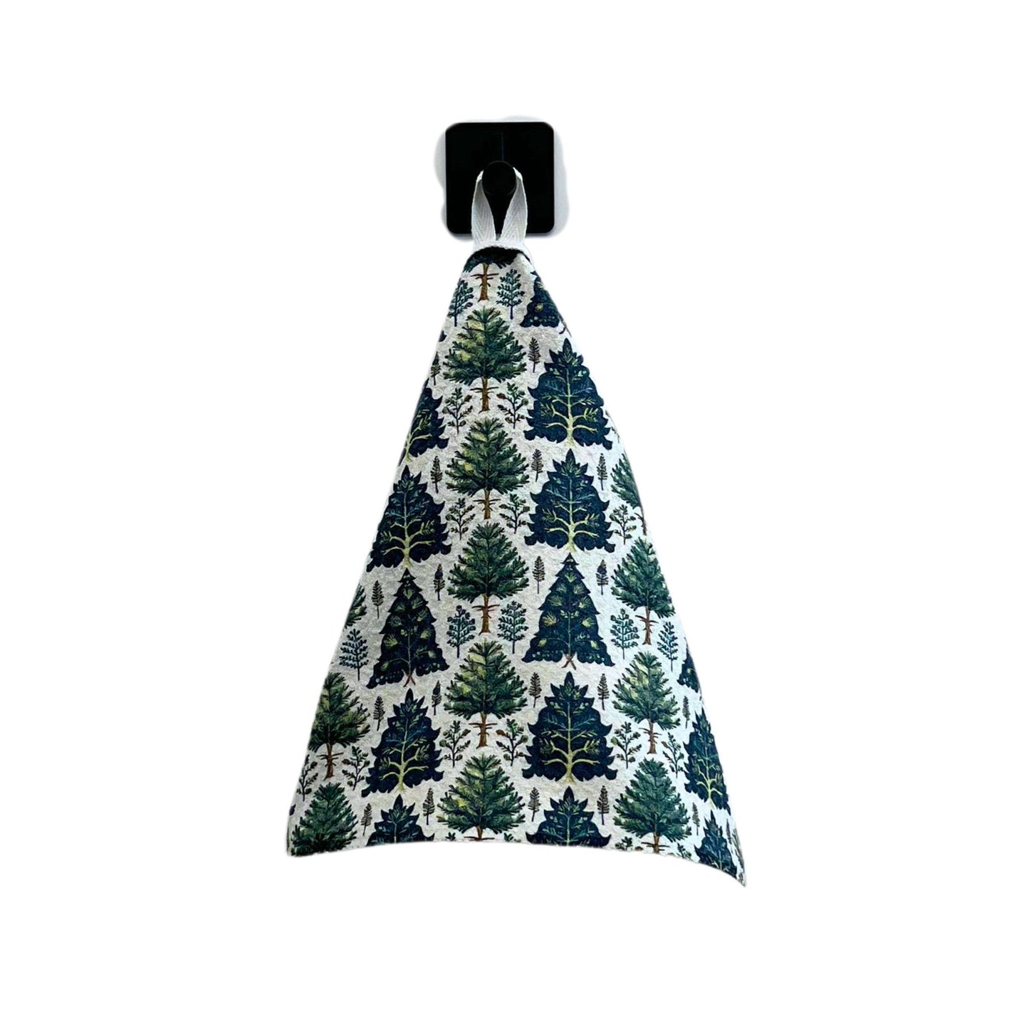 Fresh Cut Christmas Tree Waffle Washcloth - Stocking Stuffer