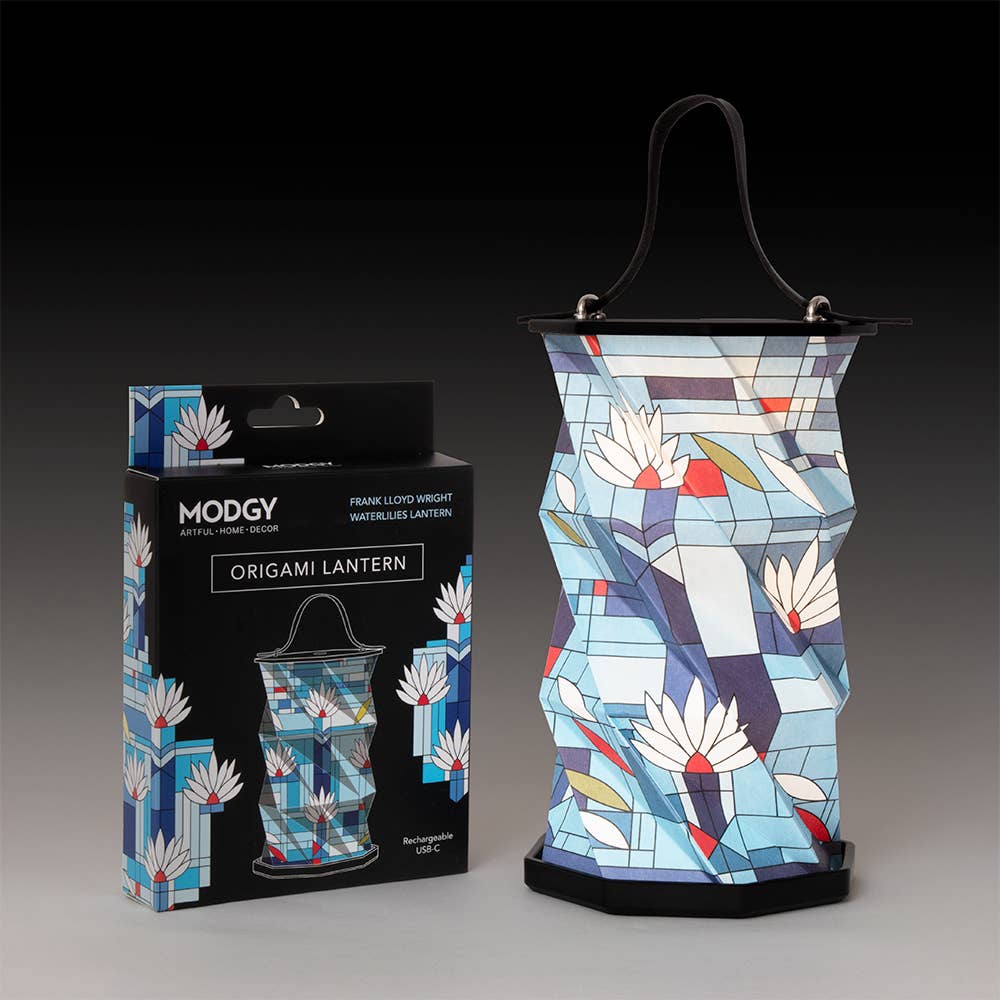 Modgy Frank Lloyd Wright Waterlilies Origami Lantern