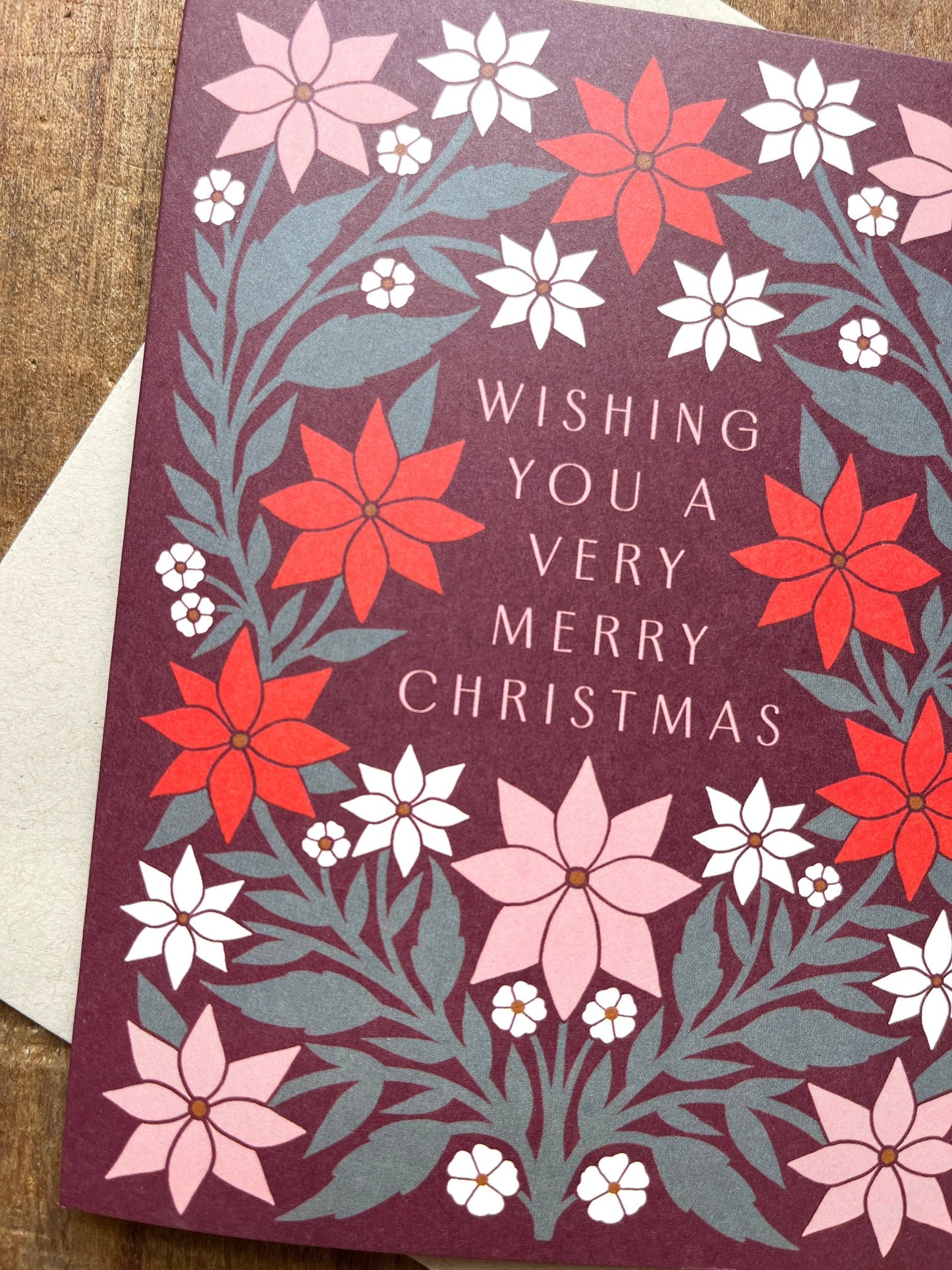 "Wishing You a Very Merry Christmas," Holiday Card