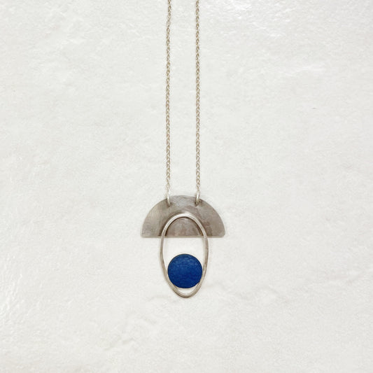 Blue Center Necklace by Tamara Tsurkan