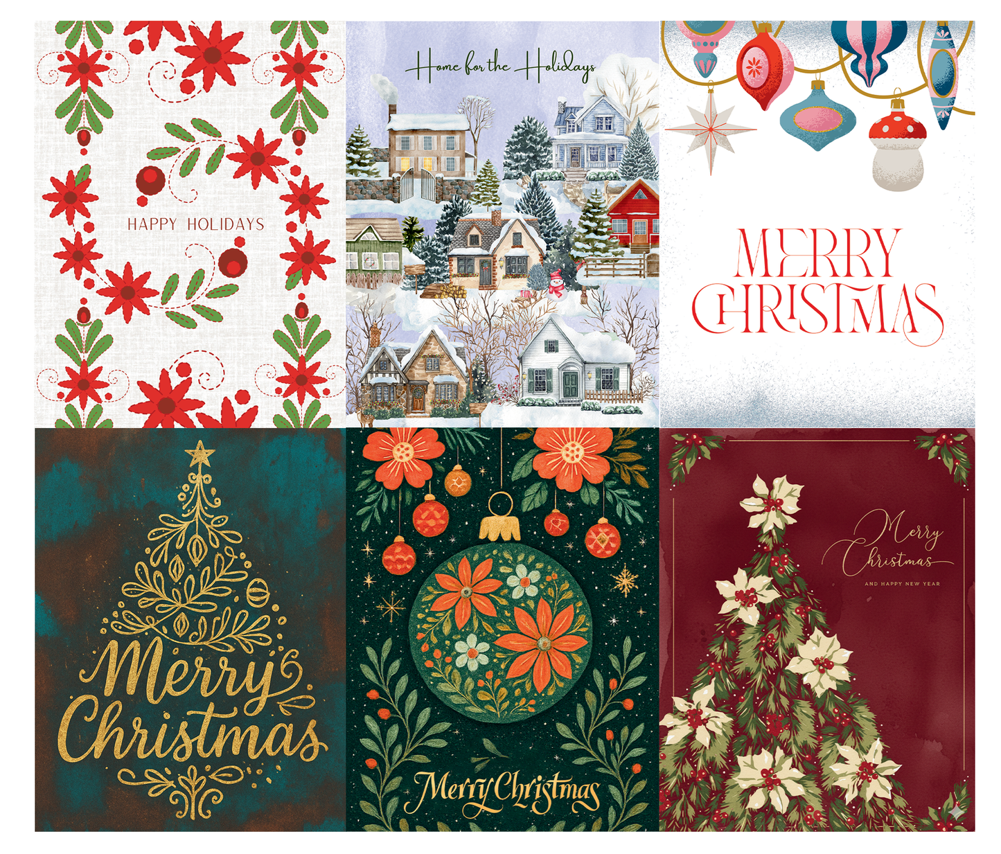 Christmas Greeting Card Bundle 1