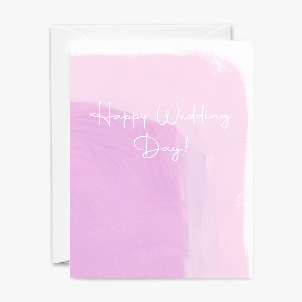 Happy Wedding Day Violet Card