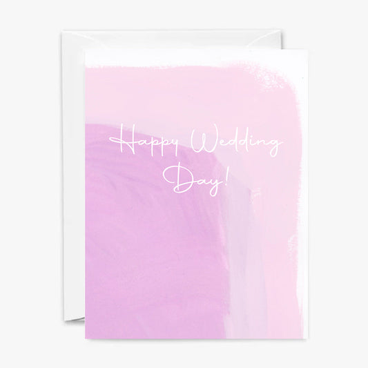 Happy Wedding Day Violet Card