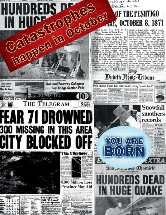 Catastrophes happen in October